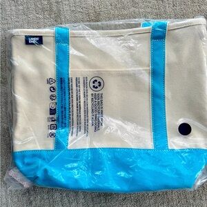 Lands end medium canvas tote bag